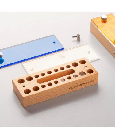 Iwoohome Milk Tooth Box with Transparent Window Design - Boys Original Gift for Christening and Birthday - Buy Online on SooperMarket.com