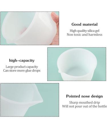 6 Pcs Silicone Measuring Cups for Resin - 600ml/20oz & 100ml Mixing Cups with Stir Sticks and Brushes - Resin Supplies for Molds - Buy Online on SooperMarket.com