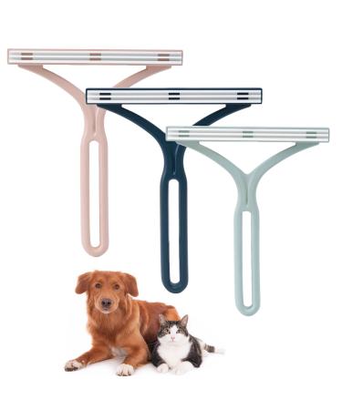 MIAOFAIRY Pet Hair Remover, Dog & Cat Fur Removal Tool, Portable Lint Remover and Carpet Scraper