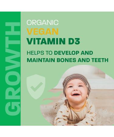 Certified Organic VEGAN Plant-Based Vitamin D3 Drops - 1000IU per drop - 490 Servings - Unflavoured - DUO PACK 2X 13.5ml - Immune System Support - Made in Canada 13.5 ml (Pack of 2) - Buy Online on SooperMarket.com