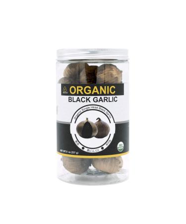 USDA Organic 227g Black Pearl Garlic Jar - 8oz | 100% Whole Black Garlic - Buy Online on SooperMarket.com