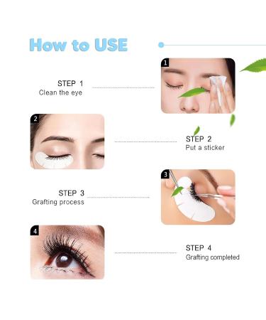 C. ARTIST 100 Pairs V-Shaped Natural Under Eye Gel Pads with Collagen & Aloe Vera - Eyelash Extension Supplies Kit - Buy Online on SooperMarket.com