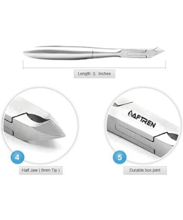 Nail Cuticle Cutter Japanese Steel Cuticle Trimmer Ingrown Toenail Manicure Treatment Tool for Men Women Kids Spa 5.5 Inch Silver - Buy Online on SooperMarket.com