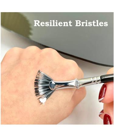 Dolly Mascara Fan Brush Set - Angled Fan Shaped Eyelash Brushes for Perfect Lashes (5PCS) - Buy Online on SooperMarket.com