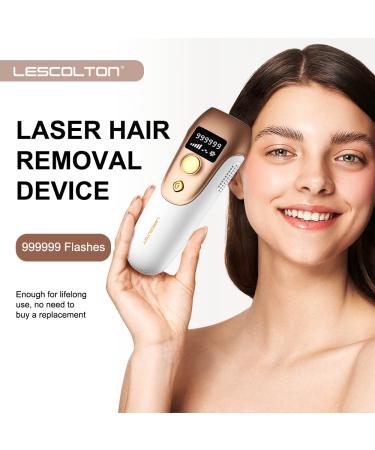 LESCOLTON IPL Hair Removal Device - 999,999 Flashes, Painless Laser Hair Removal for Men and Women - Epilation for Body and Face - Buy Online on SooperMarket.com