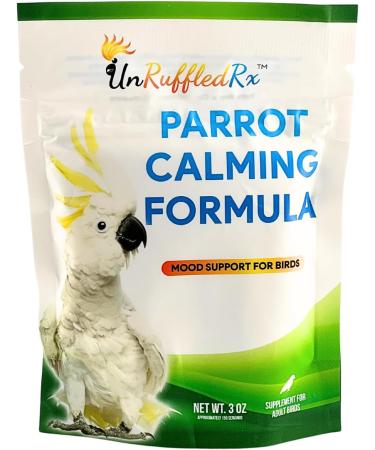 UnRuffledRx Parrot Calming Formula Dietary Supplement for Birds 3 oz. (224 Servings)