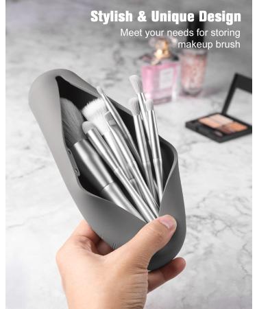 Fnyes Travel Makeup Brush Holder S Gray | Compact & Stylish for On-the-Go Beauty - Buy Online on SooperMarket.com