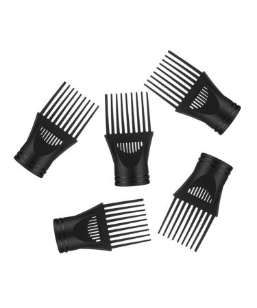 Didiseaon 5pcs Hair Dryer Comb Hair Styling Nozzle Wide-tooth Comb Attachment Blower Dryer Comb Attachment Hairdressing Tool Hair Diffuser Blower Comb Dry Clothes Wide Tooth Comb Plastic