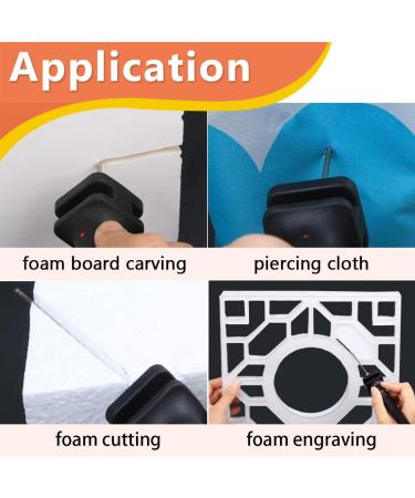 Genround Hot Wire Foam Cutter  Foam Cutter with Temperature Controller Electric Cutting Machine Hot Wire Foam Cutter Foam Cutting Pen Foam Cutting Tools for Polyethylene EVA Foam Carving DIY Crafts - Buy Online on SooperMarket.com