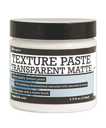 Ranger 320617 Texture Paste 4oz  Transparent Matte Original Version