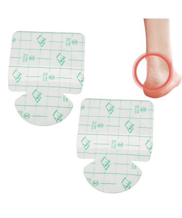 20pcs Heel Tape Sticker Moleskin Blister Plasters for Feet Foot Care Tape Patches Waterproof Foam Blister Sticker Moleskin Pads Strong Viscosity Invisible Blister Bandage 20 Pcs