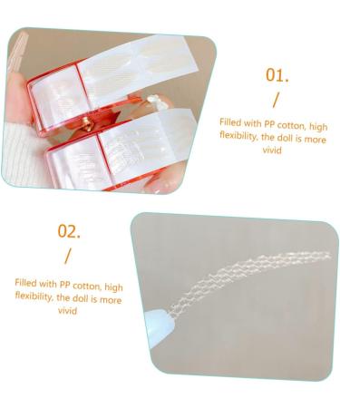 Beavorty Double Eyelid Glue 10 rolls Strip Invisible Stickers Double Moment Strips Tape Ktape Self-adhesive Lift Makeup Tapes 1 count (Pack of 1) As Shownx5pcs - Buy Online on SooperMarket.com