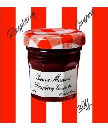 Bonne Maman Jam Pick N Mix - Choose From 4 Flavours | Strawberry-Conserve Apricot-Conserve Raspberry-Conserve Bitter Orange Marmalade 30g - Pack of 20 (5 of Each) - Buy Online on SooperMarket.com