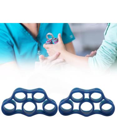 Finger Exerciser Skin Friendly Finger Trainer 2Pcs High Flexibility for Recovery (Dark Blue 11LB) - Buy Online on SooperMarket.com