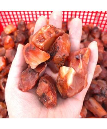 Choice of Gifts Natural Crystal Quartz Minerals Specimen red Carnelian raw Irregular Shape Rough Rock StoneHome Decoration Vibration Stone HOMEZHOU 1pcs 30-40mm - Buy Online on SooperMarket.com