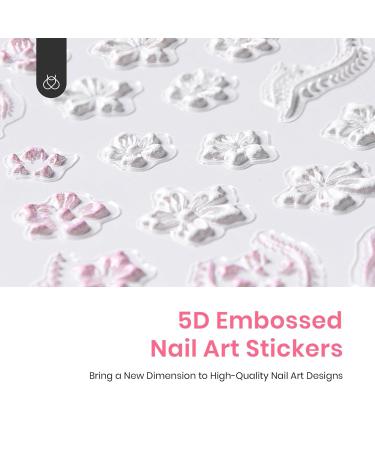 Buy Beetles 5D Nail Art Stickers & Gel Top Coat - Elegant Flower Designs for Gorgeous Manicures | International Shipping - Buy Online on SooperMarket.com
