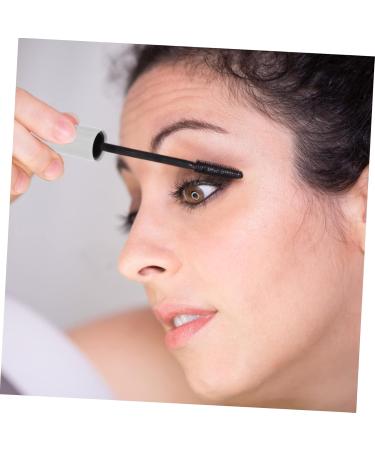 PLAFOPE 10pcs Eyelash Tube Eyelash Mascara Eyelash Brush Tubes Clear Mascara Tube Cosmetic White Plastic - Buy Online on SooperMarket.com