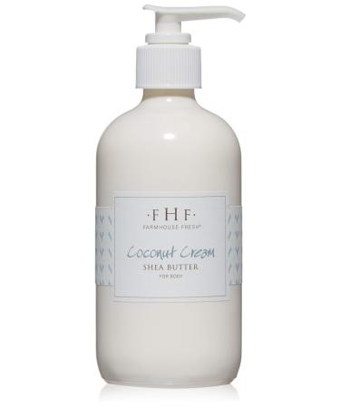 FarmHouse Fresh Coconut Cream Shea Butter for Body, Coconut Cream, 8 Fl Oz