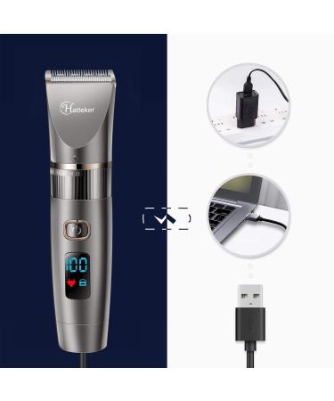 Hatteker Professional Hair Clipper Cordless Trimmer Kit for Men - 14 Piece Set - Buy Online on SooperMarket.com