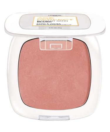 L'Oreal Paris Age Perfect Radiant Satin Blush - Rosewood 410 with Camellia Oil - Buy Online on SooperMarket.com