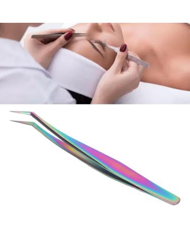 Professional Stainless Steel Eyelash Extension Tweezers | Long Sloping DIY Nail Art Tweezers - International Shipping - Buy Online on SooperMarket.com