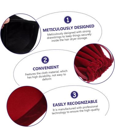 Baluue 4pcs Storage Bag Travel Organizer Bags Hair Dryer Receive Bag Large Drawstring Pouch Fabric - Buy Online on SooperMarket.com