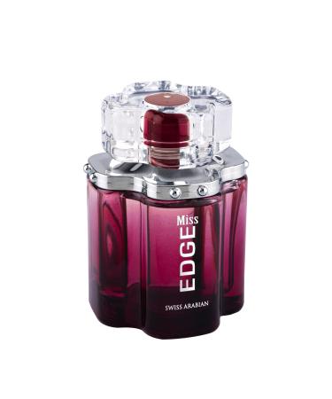 Swiss Arabian Miss EDGE - Luxury Products From Dubai - Long Lasting Addictive Personal EDP Spray Fragrance - Seductive Signature Aroma - 3.4 Oz