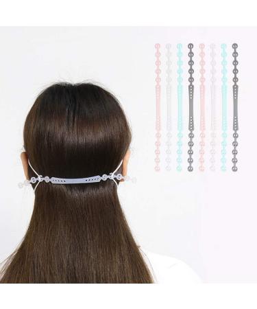 Adjustable Silicone Mask Band Extension - 8PC Earsaver Anti-Gnawing Holder Hook for Ultimate Comfort - Buy Online on SooperMarket.com
