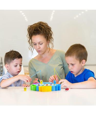 Nuheby Fish Game Toy: Musical Fishing Rod Set for Kids - Toddler Toys Role Play Game for Boys and Girls Ages 3-6 - Buy Online on SooperMarket.com