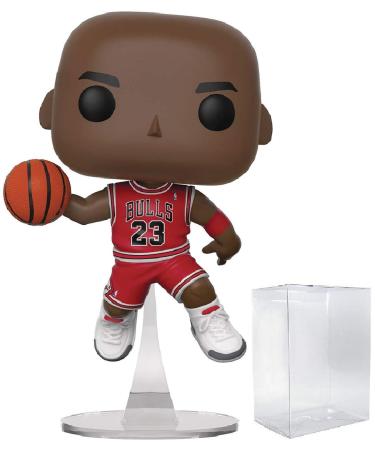 Funko NBA: Chicago Bulls Michael Jordan Pop! Vinyl Figure (Includes Compatible Pop Box Protector Case)