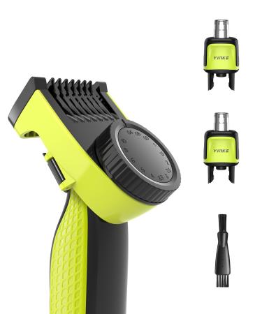 14 Length Attachments & Nose Hair Replacement Heads for Philips One Blade Guard Guide Comb Compatible with OneBlade QP2520/30 QP2620/30 Only Nose Hair Replacement Blade for OneBlade & OneBlade Pro 4Pcs