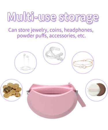 Buy OUEYFER Orthodontic Retainer Case - Soft Silicone Portable Travel Holder Ideal for Office & On-the-Go - Pink - Buy Online on SooperMarket.com