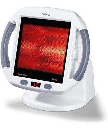 Beurer Infrared Light Therapy Device with Heating Lamp Adjustable Targeted Heat Intensity Digital Timer Goggles Included Red Light at Home Recovery
