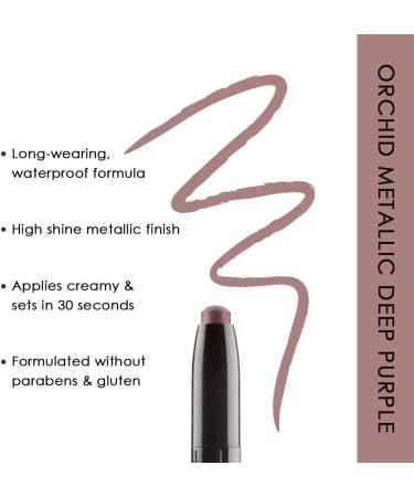 Bodyography Shadow Stylist Crayons Creamy Eyeshadow in a Portable Stick - (Orchid Metallic Deep Purple) - Buy Online on SooperMarket.com