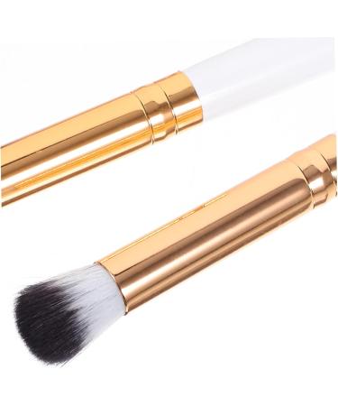 Baluue 10pcs Makeup Brush Makeup Eyeshadow Brush Eye for Makeup Concealer Brush Wooden Handle White - Buy Online on SooperMarket.com