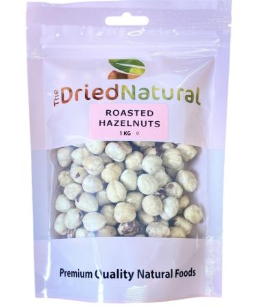 HazelNuts Roasted Blanched Whole Unsalted 1 KG- Premium Quality- The Dried Natural