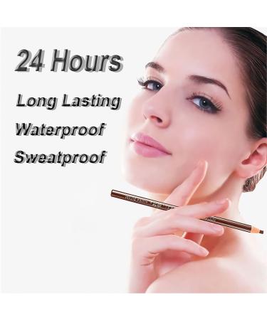 Sumeitang 12 Pcs Dark Brown Eyebrow Pencil Set for Tattoo Makeup and Microblading - Waterproof and Durable Permanent Eyebrow Liners - Buy Online on SooperMarket.com