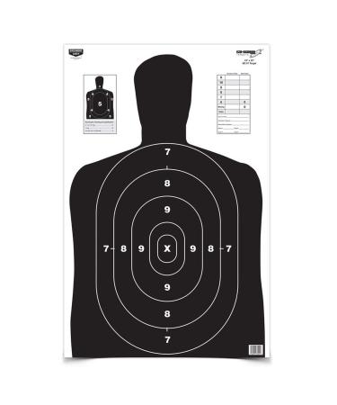 Birchwood Casey Eze-Scorer BC27 Paper Target (Per 5), Black, 23 x 35-Inch