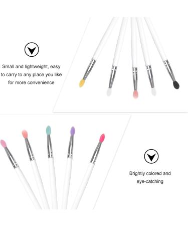 Healeved 10pcs Eye Shadow Brush Facial Scrubber Women Eyeshadow Brush Exfoliating Lip Brush - Buy Online on SooperMarket.com