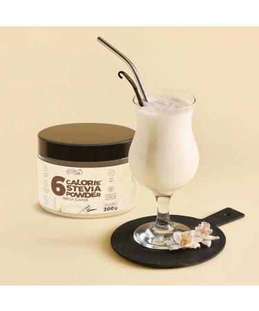Locco Vanilla Flavour Powder 200g | Sugar-Free, 6 Calories, 0g Fat | Vegan Keto with Stevia | Dietary Supplement - Buy Online on SooperMarket.com