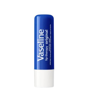 Vaseline Lip Therapy Care Original - 6 Unflavored Lip Balms (3-Pack of 2) for Dry Chapped & Cracked Lips - Fast-Acting Nourishment - Buy Online on SooperMarket.com