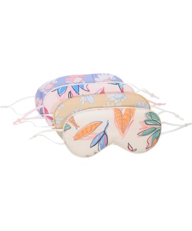 Silk Eye Sleeping Mask Set - 16 Pcs | Imitation Silk, Breathable Eye Mask Goggles for Adults | Eye Patch for Women | Silk Sleep Eye Masks for Nap and Relaxation - Buy Online on SooperMarket.com