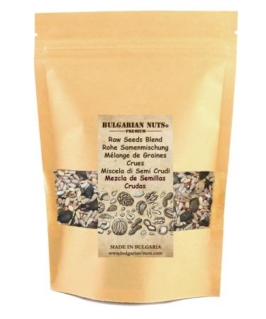 1 kg Raw Omega 4 | 6 Seeds | Pumpkin Kernels | Sunflower Kernels | Flax Seeds (Linseed) | Pine Nuts | Hemp Seeds | Salad or Bread Mix | Gluten Free