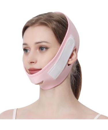 Double Chin Reducer V Line Breathable Face Lifting Strap Adjustable Double Chin Strap 24inch Chin Strap for Double Chin for Women Men Face Belts