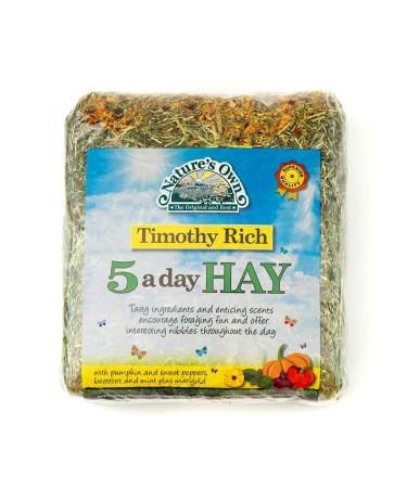 Timothy Rich 5 a day hay 1000g x 5 (1000g x 10) 10 kg (Pack of 1)