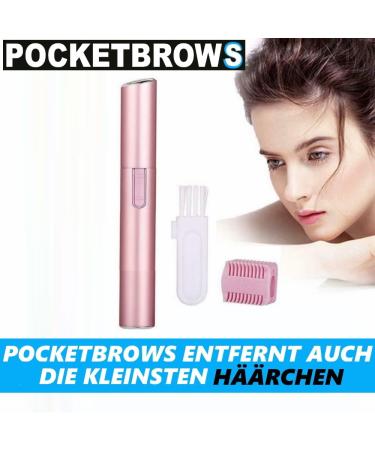 POCKETBROWS Electric Eyebrow Trimmer & Razor - Ultimate Precision Hair Removal - Buy Online on SooperMarket.com