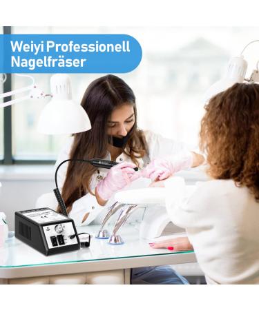 Buy Weyi Nail Miller Set - Electric Nail File & Grinder Low Vibration Professional Manicure Device with 6 Drilling Sleeves 20 000 RPM | International Shipping - Buy Online on SooperMarket.com