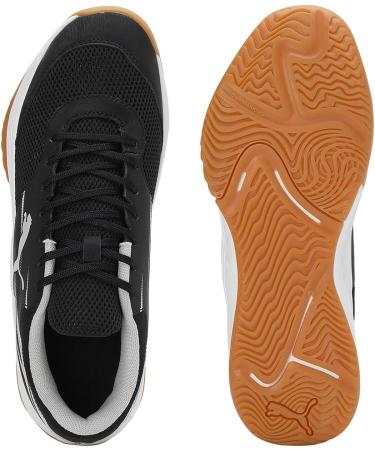 PUMA Men's Varion II Indoor Sneakers - 40.5 EU Black Gray Yellow Blaze - International Shipping Available - Buy Online on SooperMarket.com