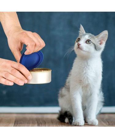 Huayue 6 Pack Pet Can Covers Pet Food Tin Lids Universal Silicone Cat Dog Food Can Lids One Size Fit 3 Standard Size 6 Colors - Buy Online on SooperMarket.com
