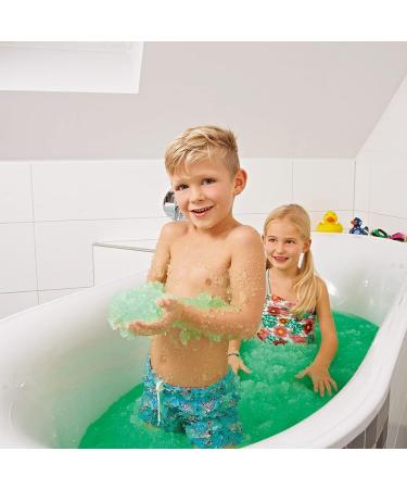 Eco Gelli Baff Green by Zimpli Kids - Sustainable & Non-Toxic Bath Toy for Kids | 1 Bath or 6 Play Uses | Make Your Own Science Experiment - Buy Online on SooperMarket.com